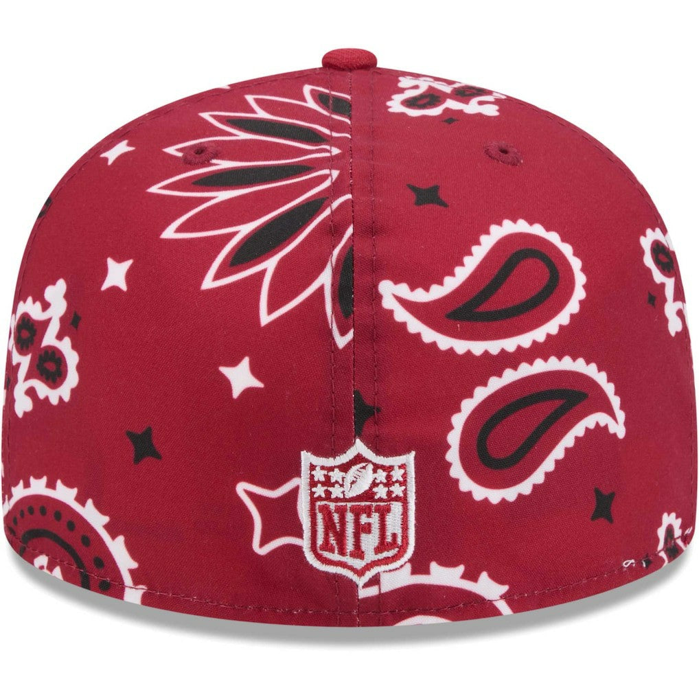 Arizona Cardinals New Era Paisley 59FIFTY Fitted Hat Cardinal