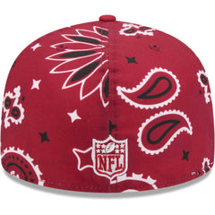 Arizona Cardinals New Era Paisley 59FIFTY Fitted Hat Cardinal