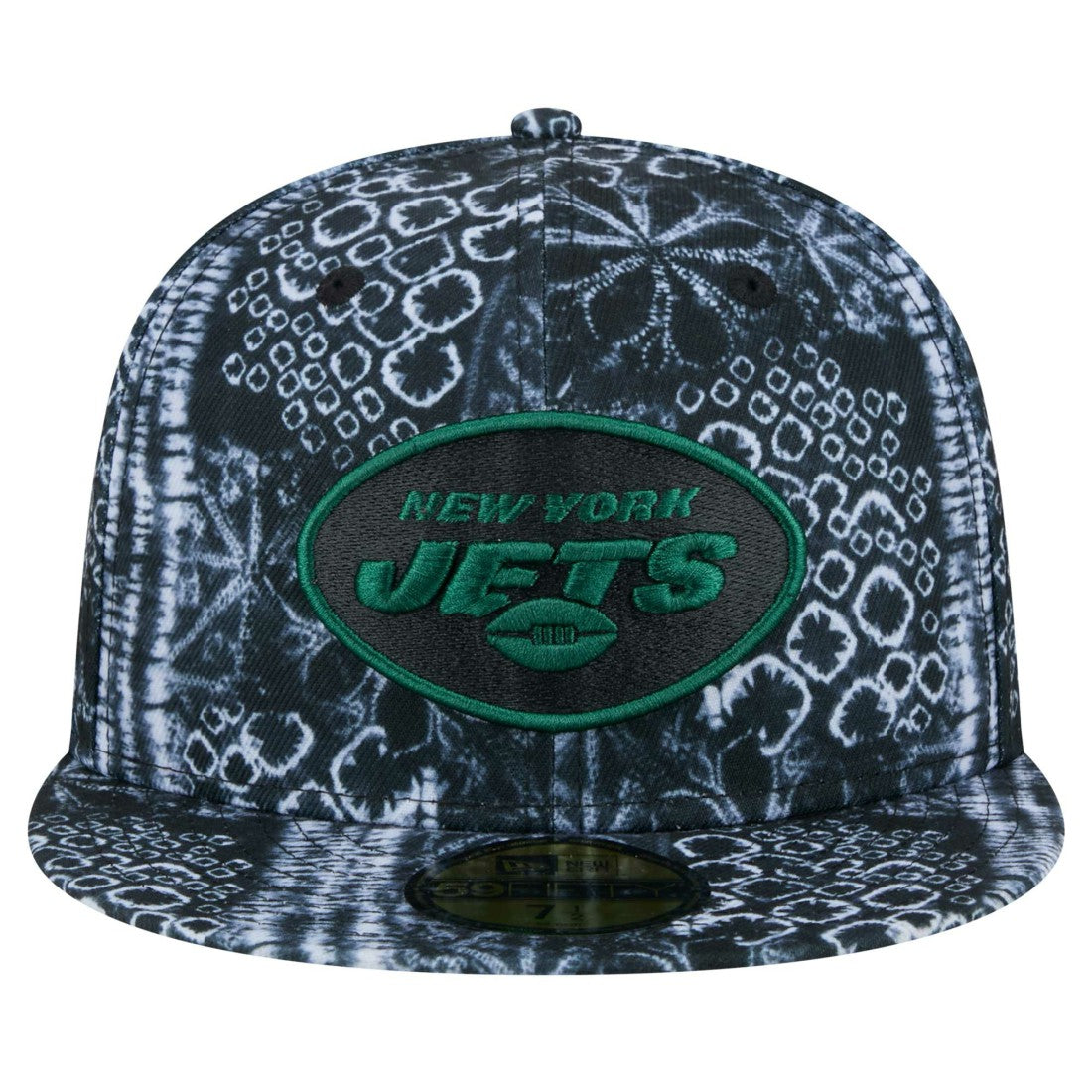 New York Jets New Era Shibori 59FIFTY Fitted Hat Black