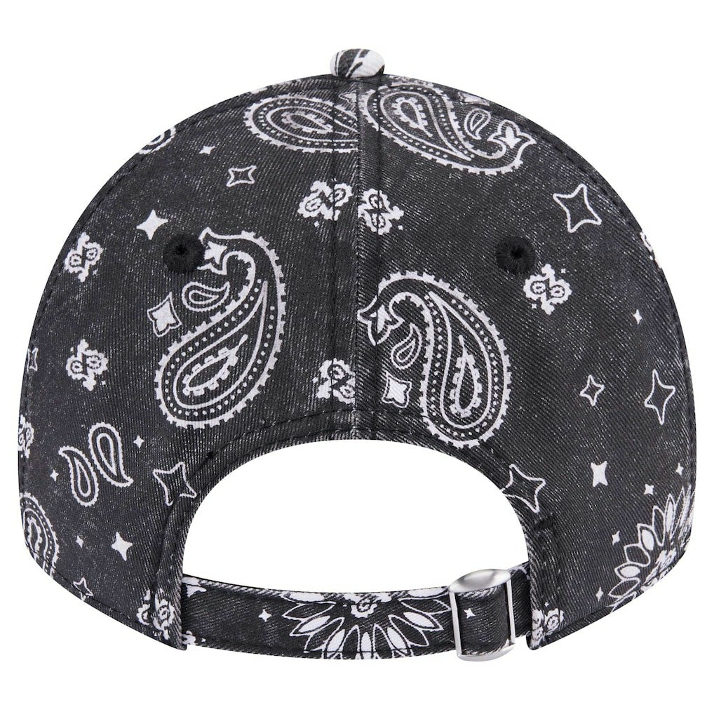 Cincinnati Bengals New Era Women's Paisley 9TWENTY Adjustable Hat Black