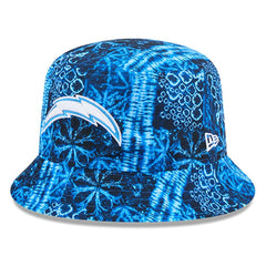Los Angeles Chargers New Era Shibori Bucket Hat Powder Blue