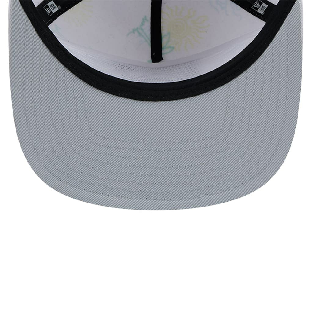 Las Vegas Raiders New Era Vacay Golfer Snapback Hat White