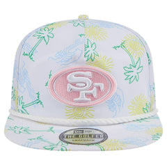 San Francisco 49ers New Era Vacay Golfer Snapback Hat White