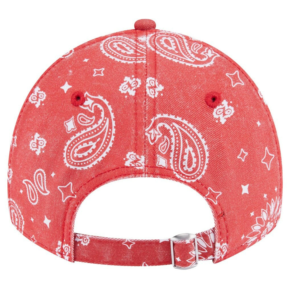 San Francisco 49ers New Era Women's Paisley 9TWENTY Adjustable Hat Scarlet