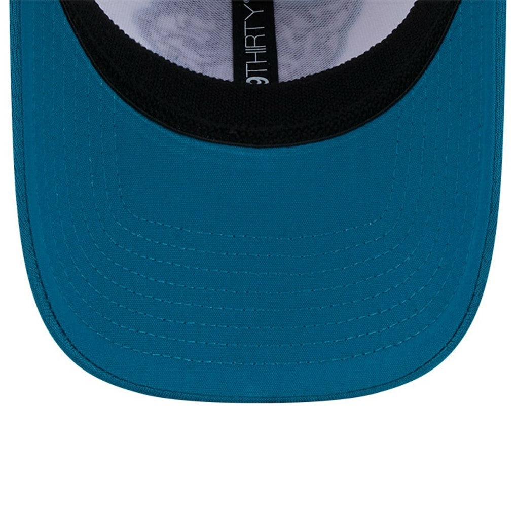 Jacksonville Jaguars New Era 2024 NFL Training Camp 39THIRTY Flex Hat White/Teal