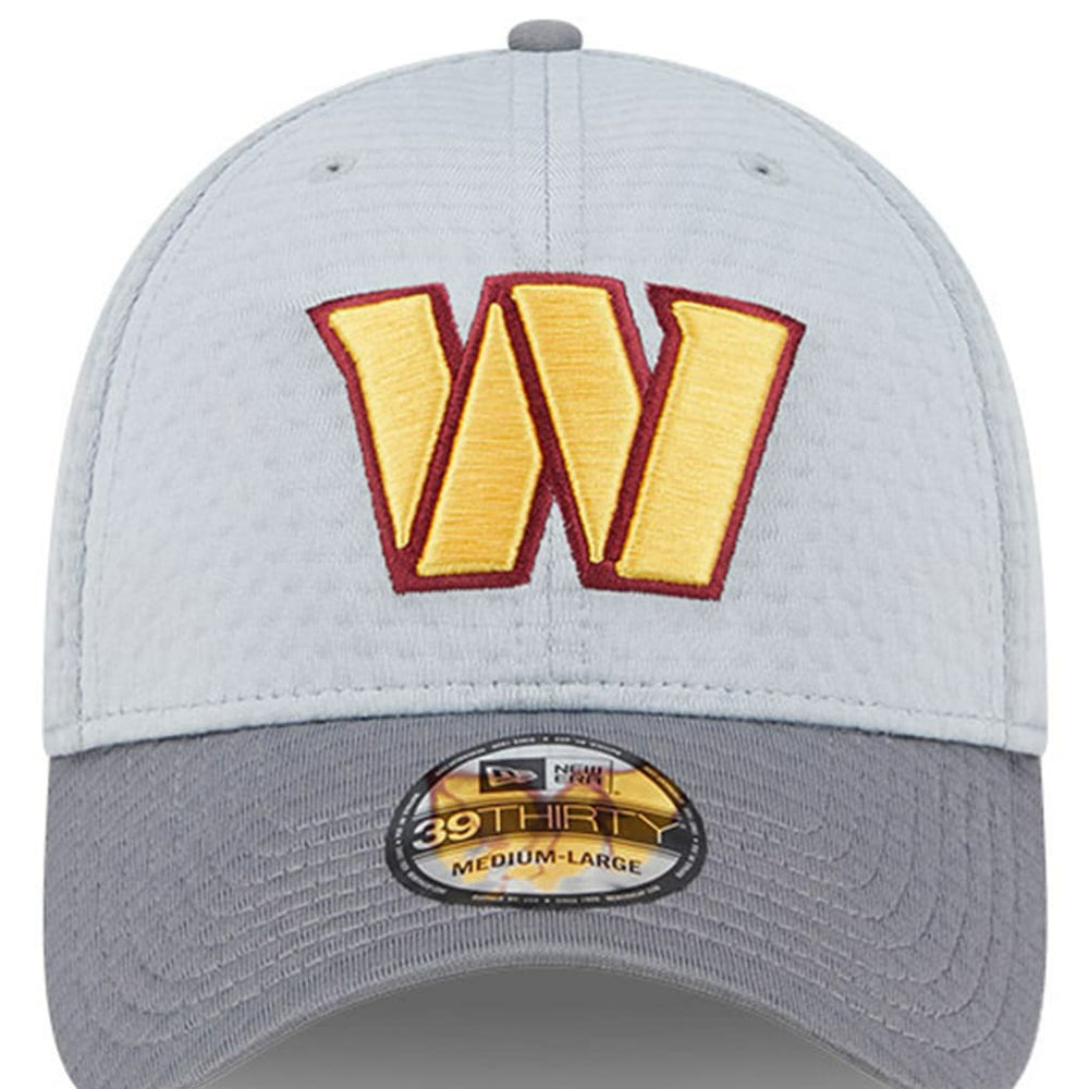 Washington Commanders New Era 2024 NFL Training Camp 39THIRTY Flex Hat Gray