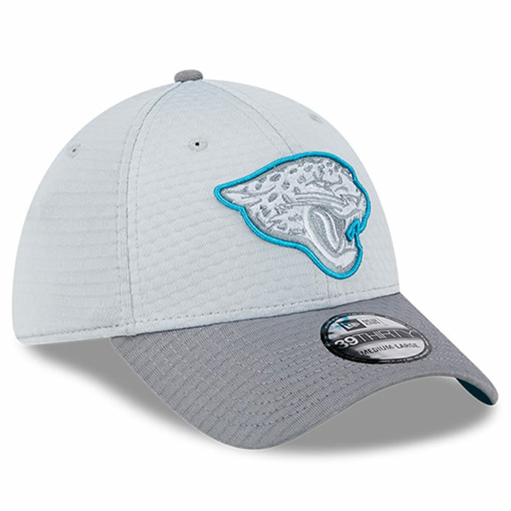 Jacksonville Jaguars New Era 2024 NFL Training Camp 39THIRTY Flex Hat Gray