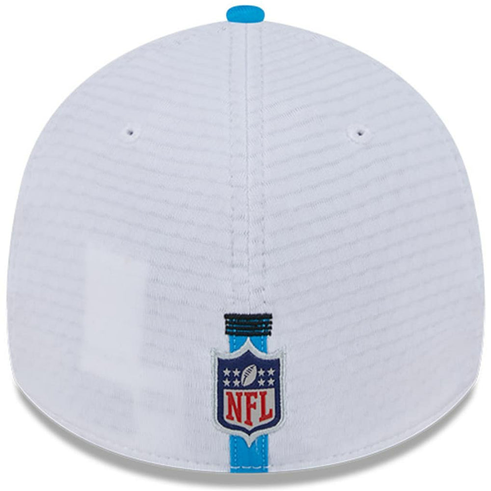 Carolina Panthers New Era 2024 NFL Training Camp 39THIRTY Flex Hat White/Blue