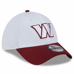 Washington Commanders New Era 2024 NFL Training Camp 39THIRTY Flex Hat White/Burgundy