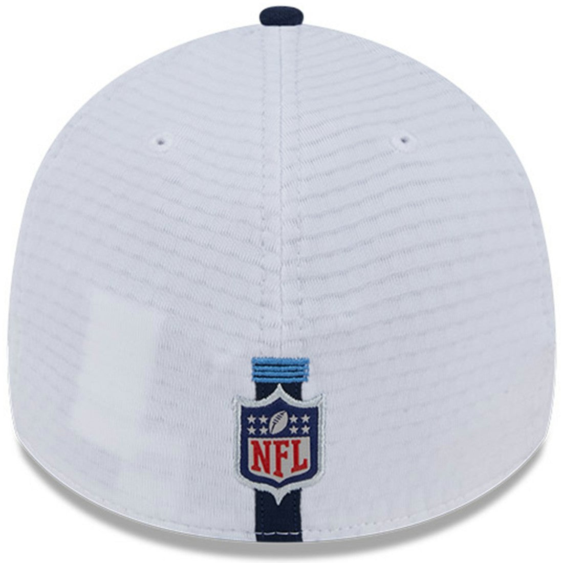 Tennessee Titans New Era 2024 NFL Training Camp 39THIRTY Flex Hat White/Navy