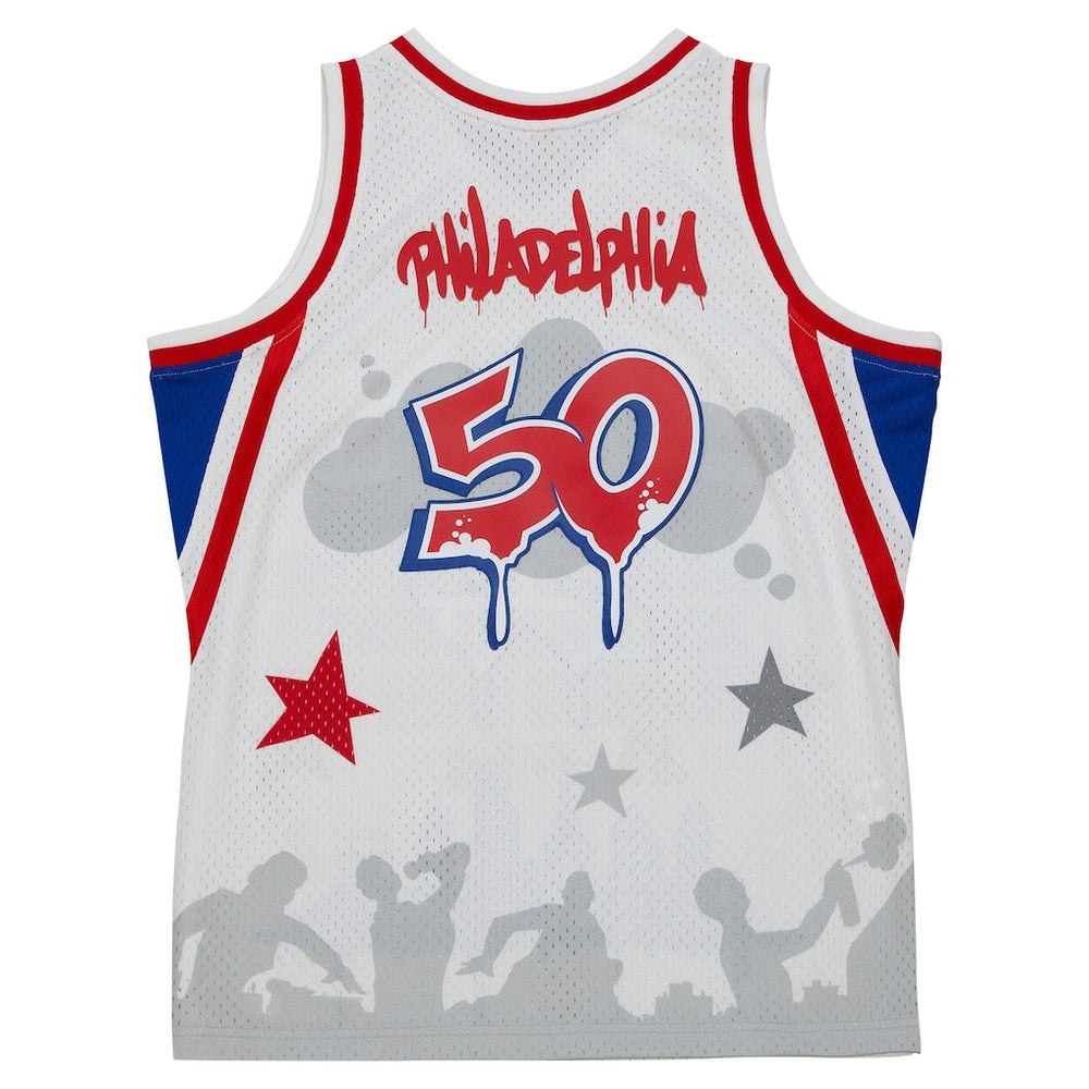 Philadelphia 76ers x Tats Cru Hardwood Classics Fashion Jersey White