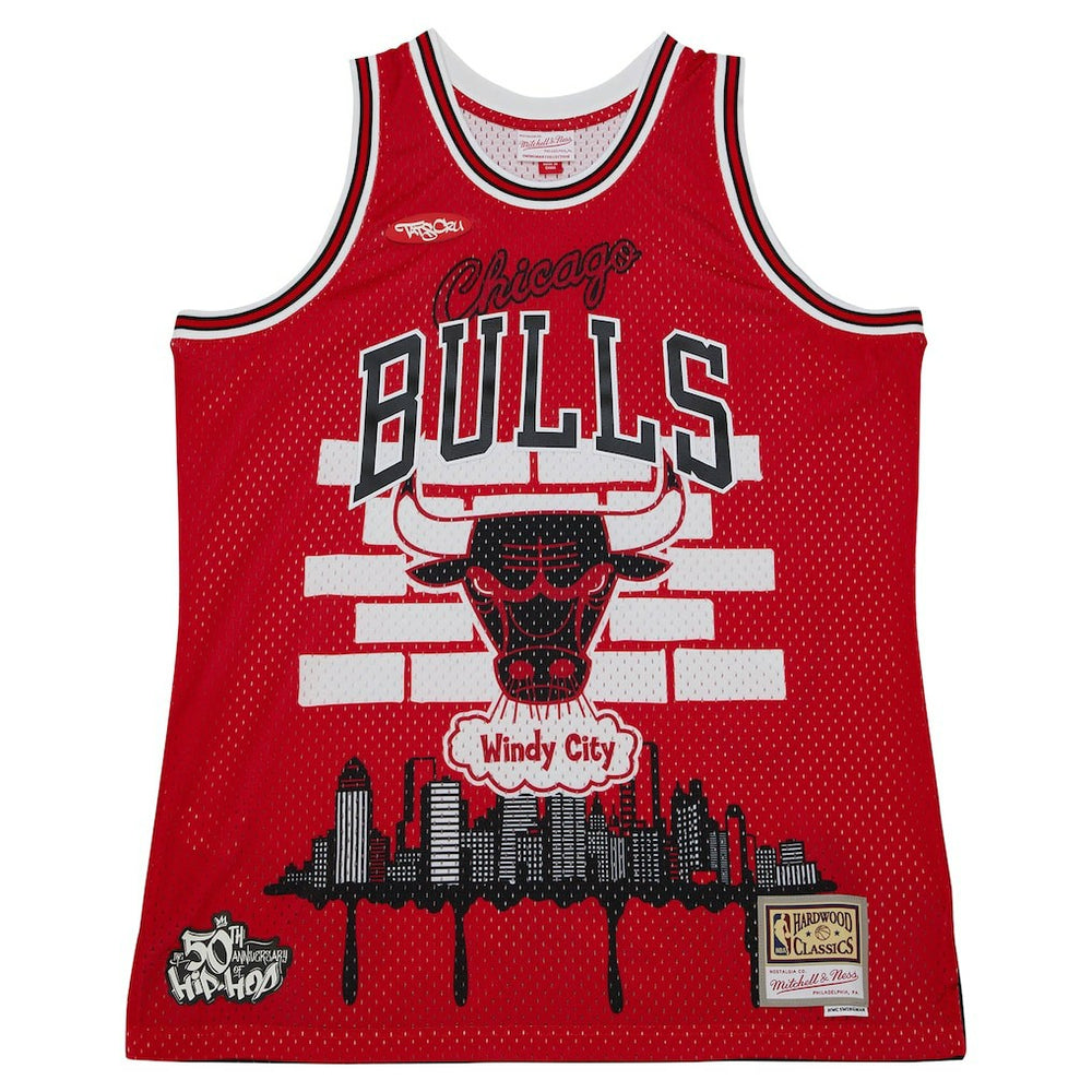 Chicago Bulls x Tats Cru Hardwood Classics Fashion Jersey Red