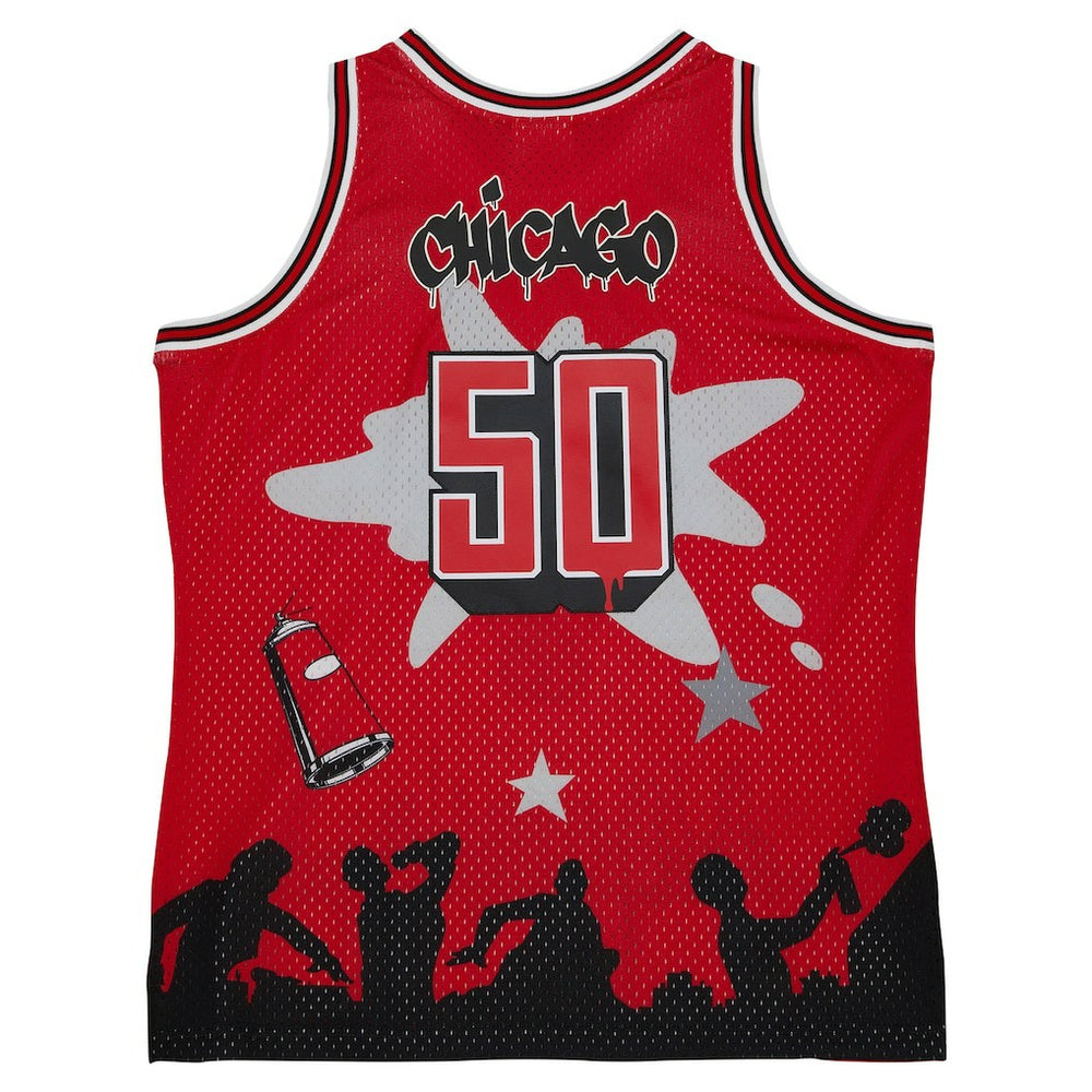 Chicago Bulls x Tats Cru Hardwood Classics Fashion Jersey Red