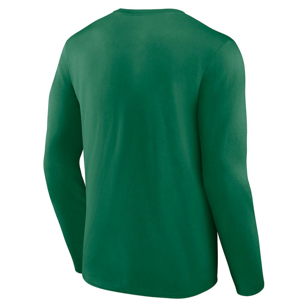 Philadelphia Eagles Gridiron Classics Retro Block Long Sleeve T-Shirt Kelly Green