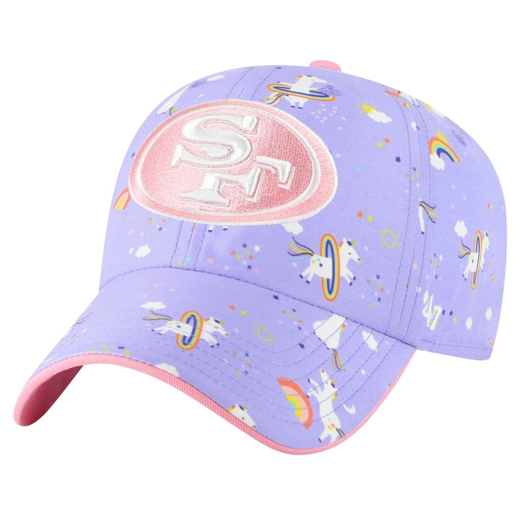 San Francisco 49ers '47 Girls Preschool Unicorn Clean Up Adjustable Hat Lavender