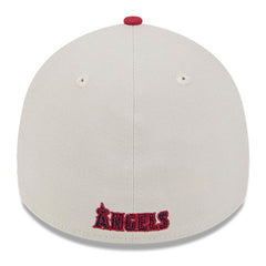 Los Angeles Angels New Era 2024 Fourth of July 39THIRTY Flex Hat - Khaki/Red Hats