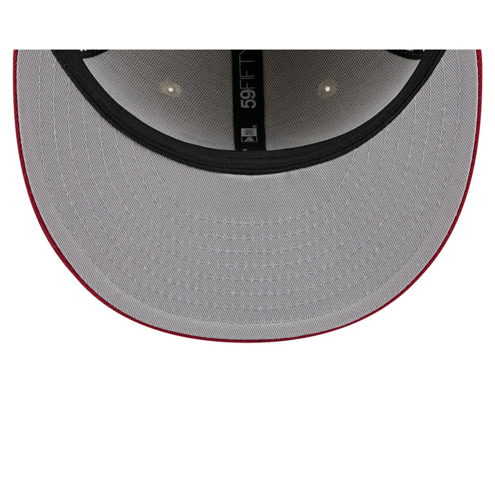 Miami Marlins New Era 2024 Fourth of July 59FIFTY Fitted Hat - Khaki/Red Hats