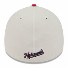 Washington Nationals New Era 2024 Fourth of July 39THIRTY Flex Hat - Khaki/Red Hats