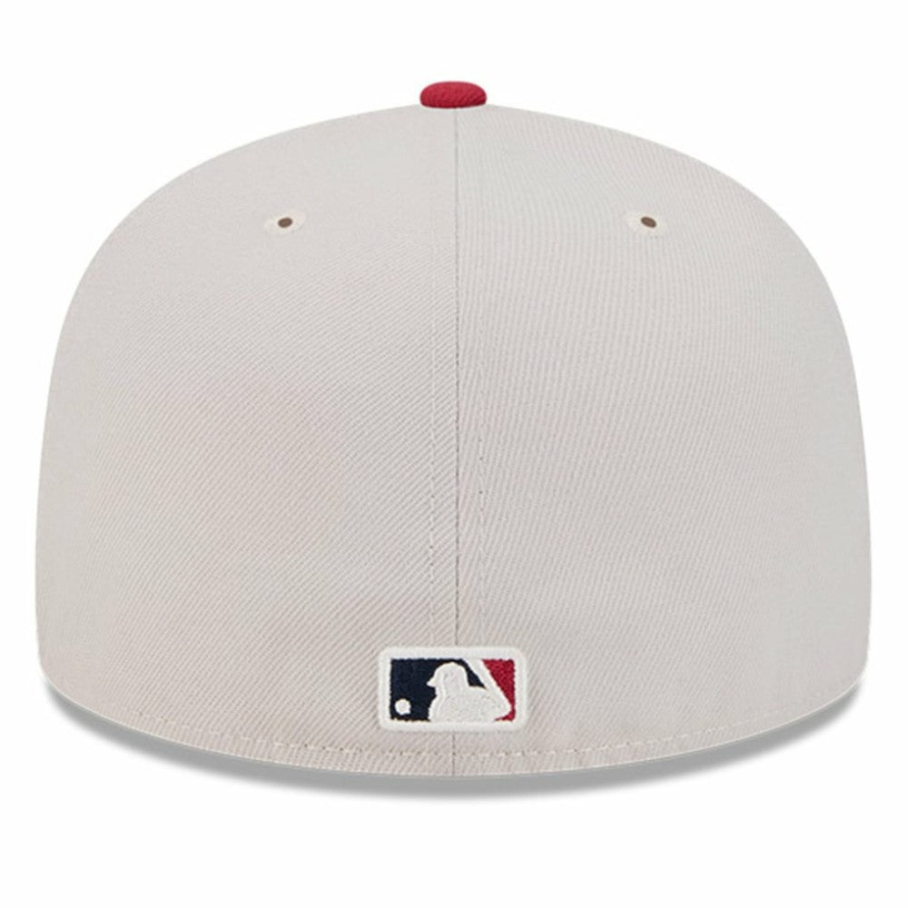 Athletics New Era 2024 Fourth of July 59FIFTY Fitted Hat - Khaki/Red Hats