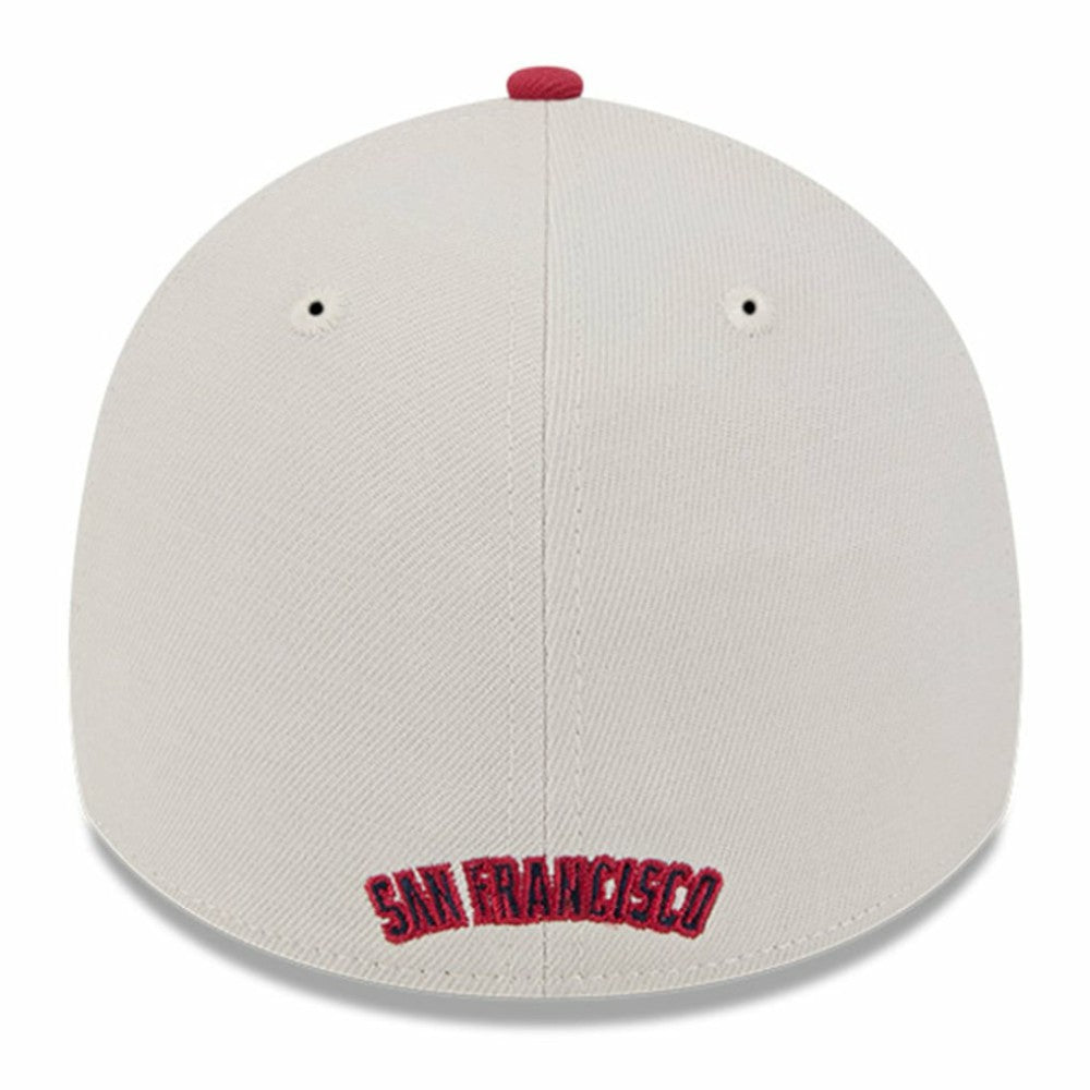 San Francisco Giants New Era 2024 Fourth of July 39THIRTY Flex Hat - Khaki/Red Hats