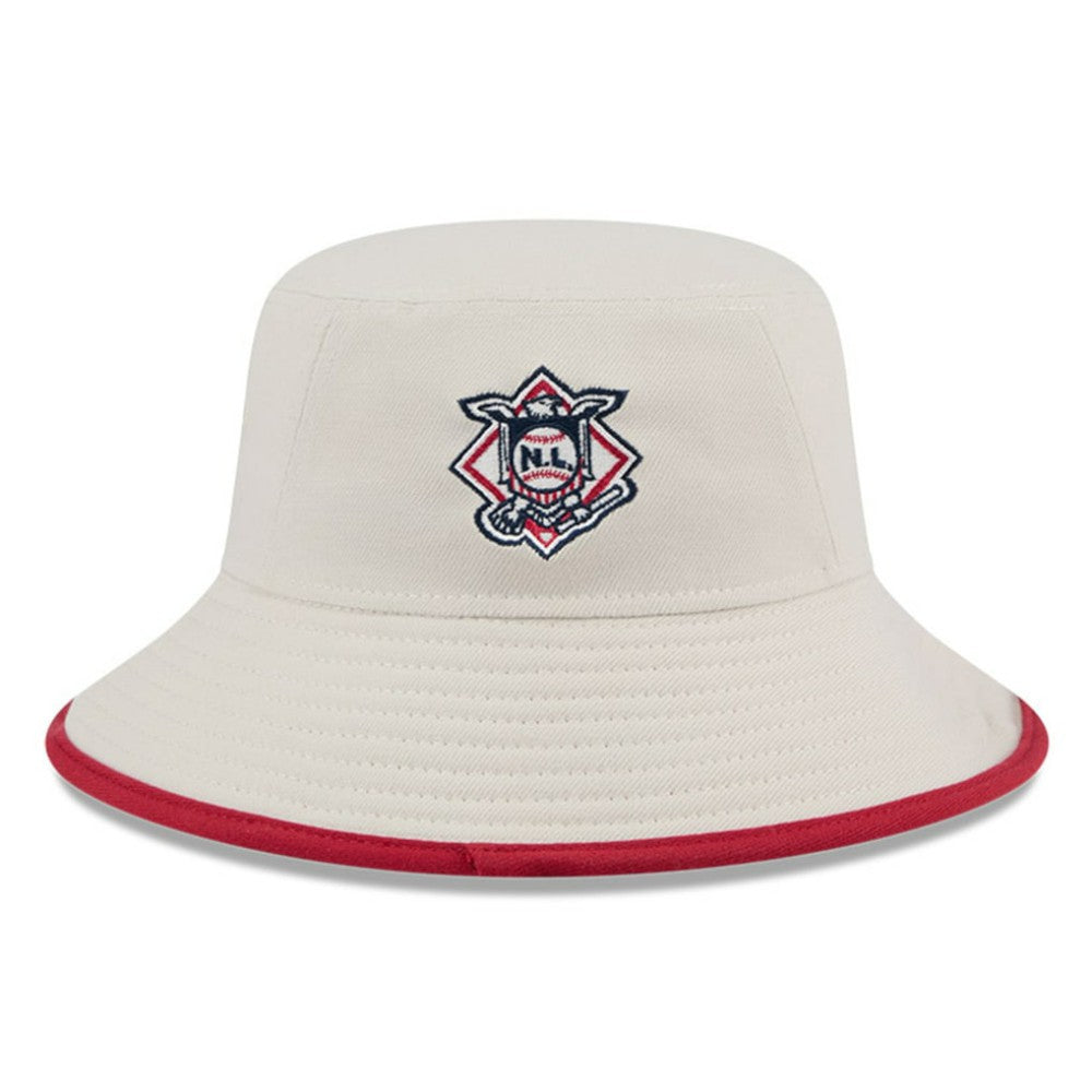 St. Louis Cardinals New Era 2024 Fourth of July Bucket Hat - Khaki Hats