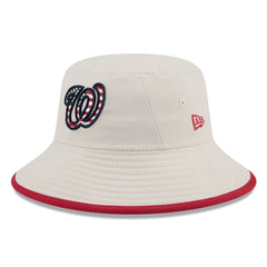 Washington Nationals New Era 2024 Fourth of July Bucket Hat - Khaki Hats