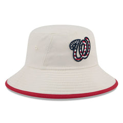 Washington Nationals New Era 2024 Fourth of July Bucket Hat - Khaki Hats