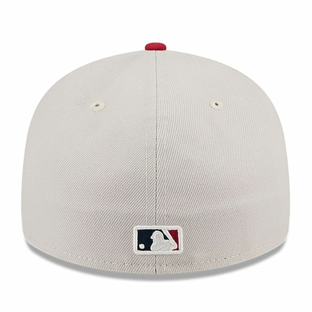 Chicago White Sox New Era 2024 Fourth of July Low Profile 59FIFTY Fitted Hat - Khaki/Red Hats