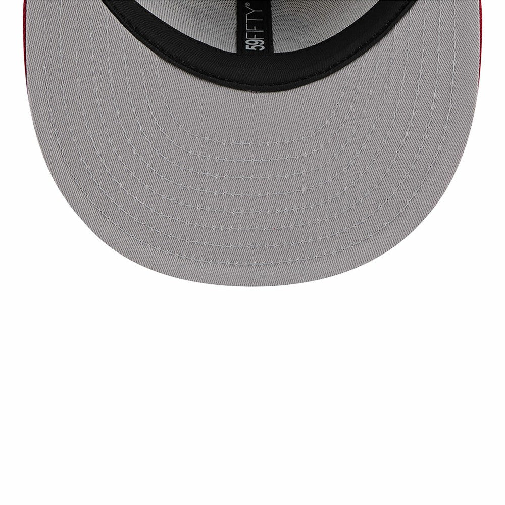 Miami Marlins New Era 2024 Fourth of July Low Profile 59FIFTY Fitted Hat - Khaki/Red Hats