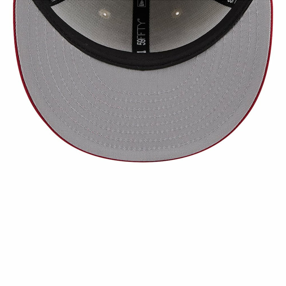 San Diego Padres New Era 2024 Fourth of July Low Profile 59FIFTY Fitted Hat - Khaki/Red Hats