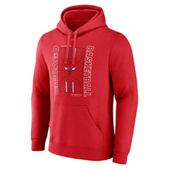 Chicago Bulls Michelob Ultra Full Court Pullover Hoodie - Red