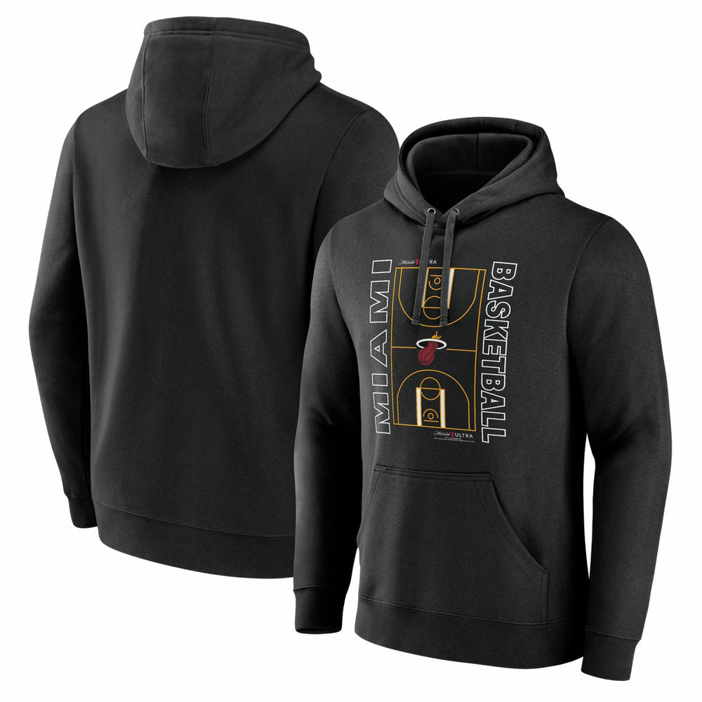 Miami Heat Michelob Ultra Full Court Pullover Hoodie - Black