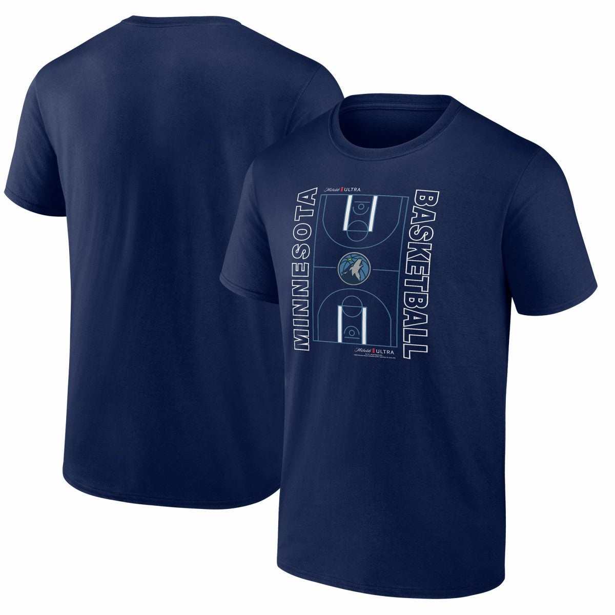 Minnesota Timberwolves Michelob Ultra Full Court T-Shirt - Navy