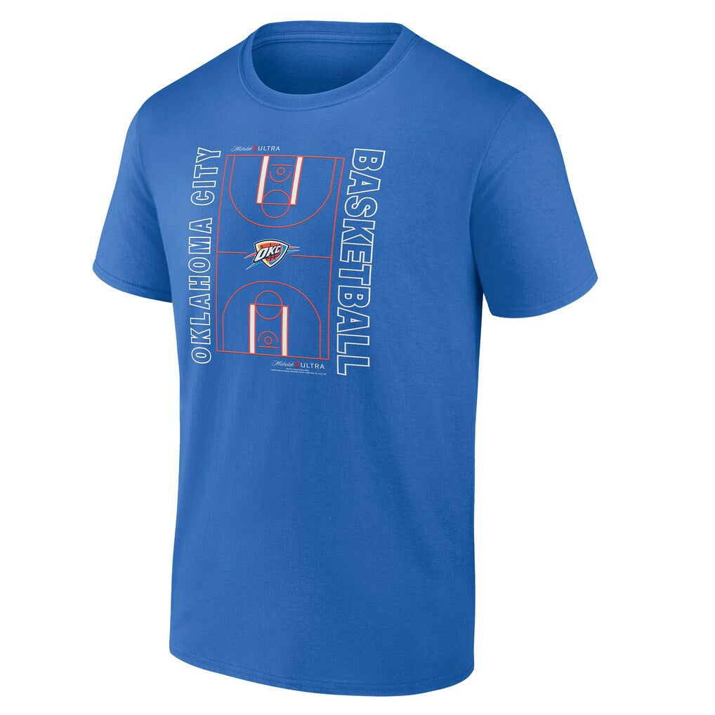 Oklahoma City Thunder Michelob Ultra Full Court T-Shirt - Blue
