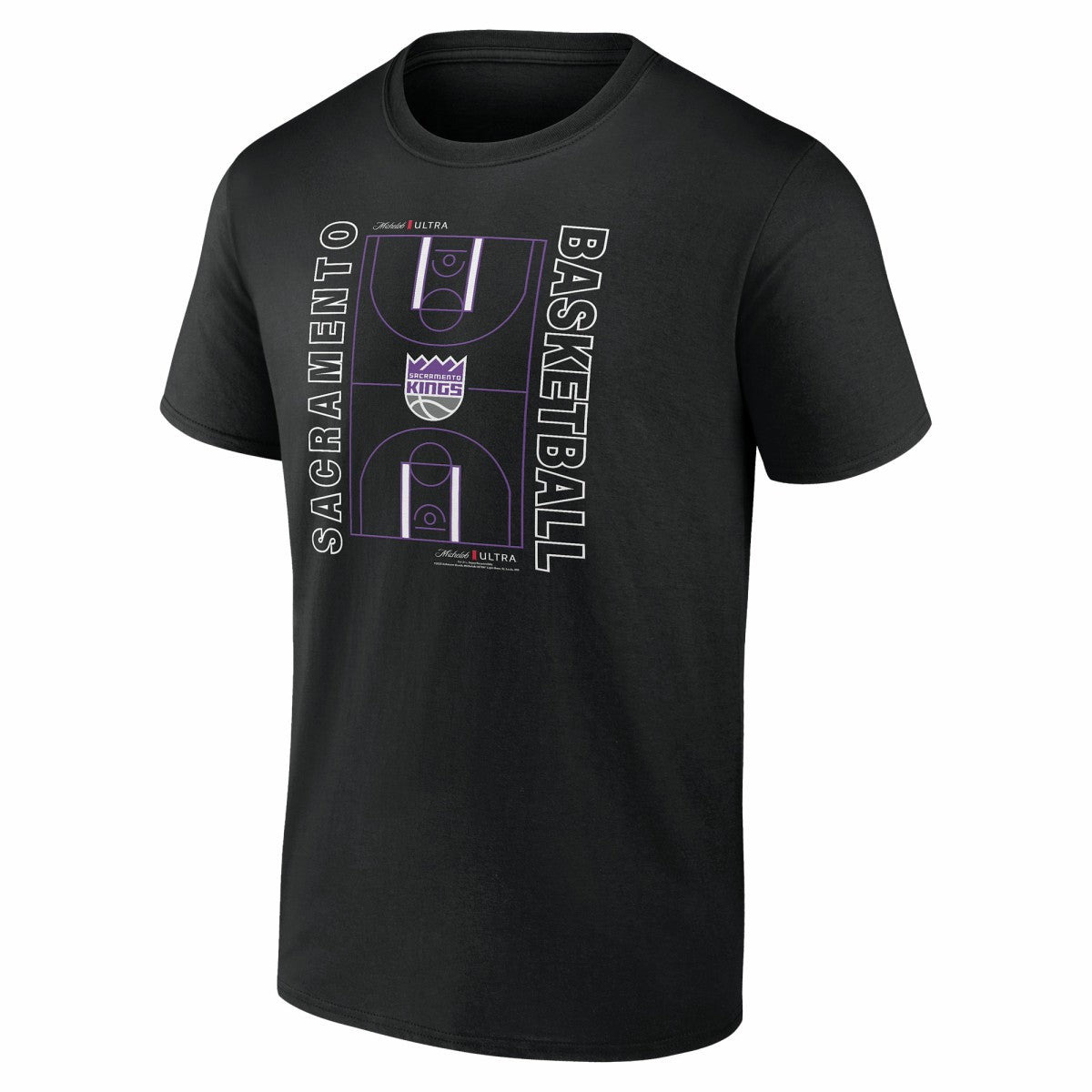 Sacramento Kings Michelob Ultra Full Court T-Shirt - Black
