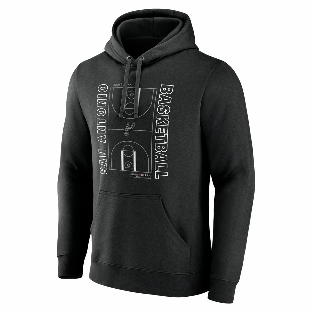 San Antonio Spurs Michelob Ultra Full Court Pullover Hoodie - Black