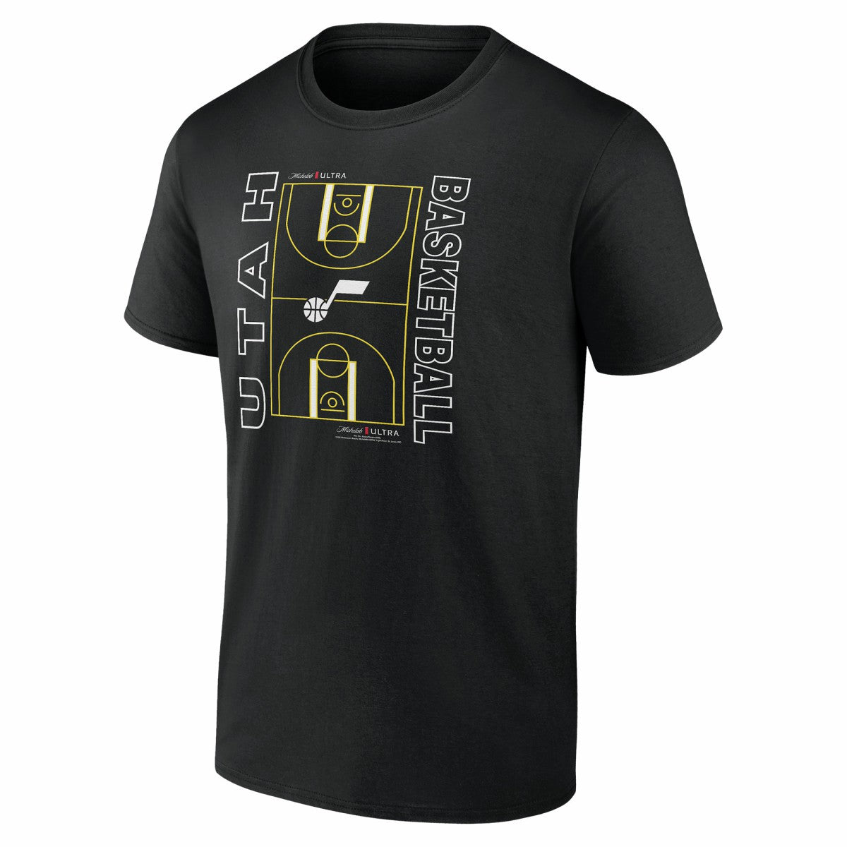 Utah Jazz Michelob Ultra Full Court T-Shirt - Black
