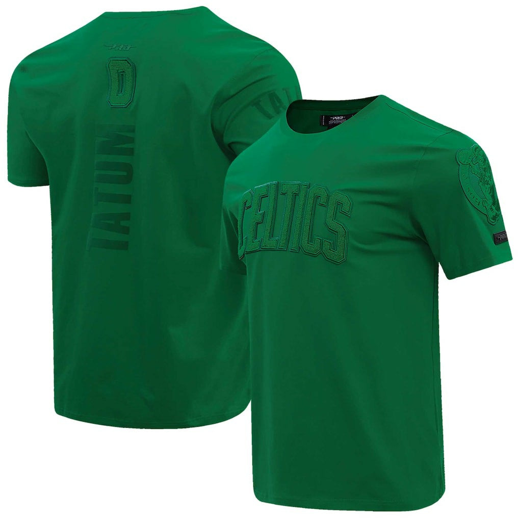Jayson Tatum Boston Celtics Pro Standard Triple Tonal Player T-Shirt Kelly Green