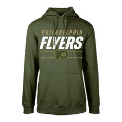 NHL Philadelphia Flyers Levelwear Youth Podium Fleece Pullover Hoodie - Olive