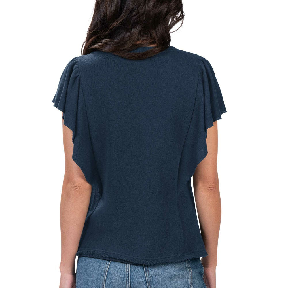 Minnesota Twins G-III 4Her by Carl Banks Women's Crowd Wave T-Shirt - Navy T-shirts
