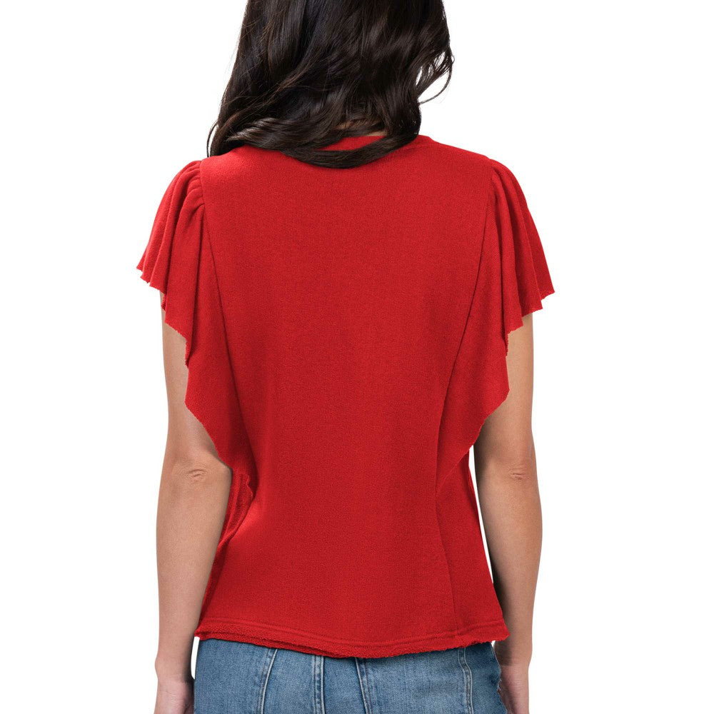 St. Louis Cardinals G-III 4Her by Carl Banks Women's Crowd Wave T-Shirt - Red T-shirts