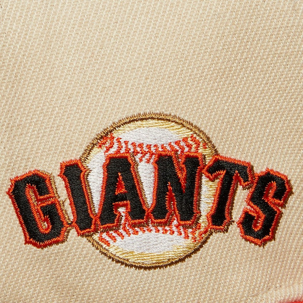 San Francisco Giants Mitchell & Ness Cooperstown Collection Speed Zone Snapback Hat - Cream Hats