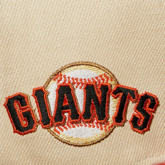 San Francisco Giants Mitchell & Ness Cooperstown Collection Speed Zone Snapback Hat - Cream Hats