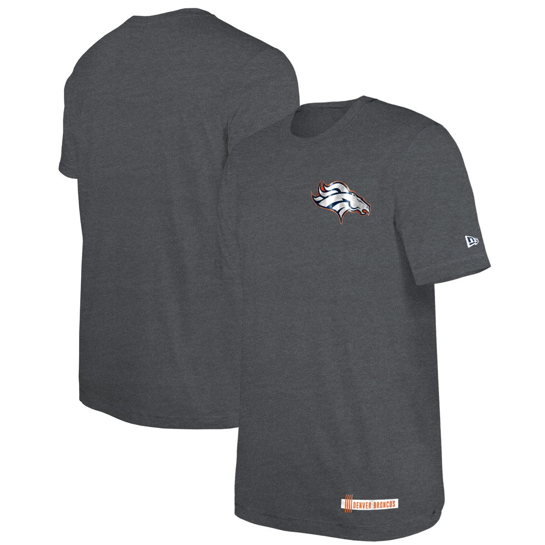 Denver Broncos New Era 2024 NFL Training Camp T-Shirt Heather Navy