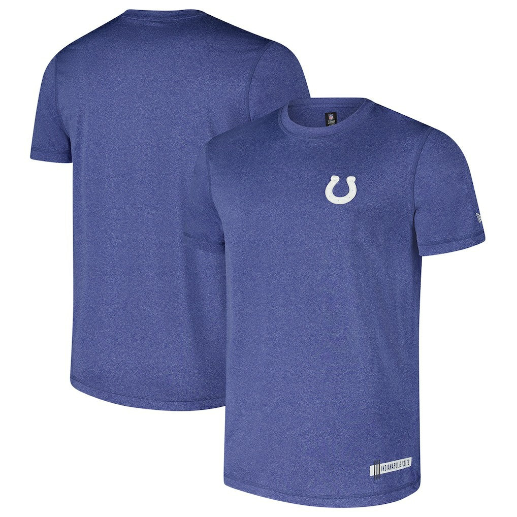 Indianapolis Colts New Era 2024 NFL Training Camp T-Shirt Heather Royal