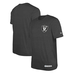 Las Vegas Raiders New Era 2024 NFL Training Camp T-Shirt Heather Black