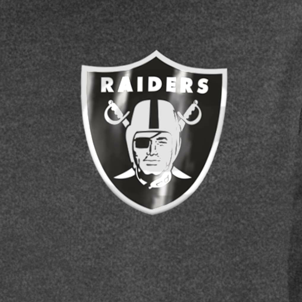 Las Vegas Raiders New Era 2024 NFL Training Camp T-Shirt Heather Black