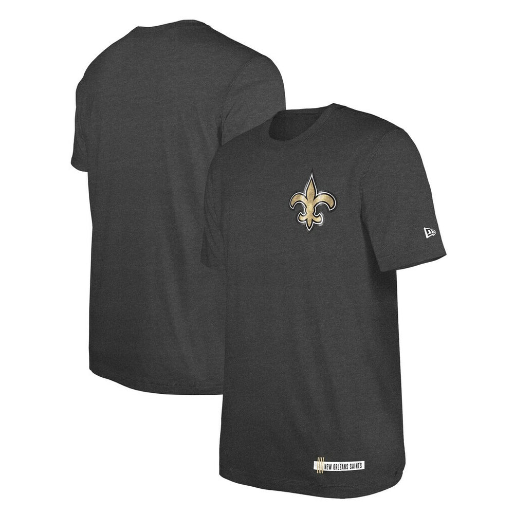New Orleans Saints New Era 2024 NFL Training Camp T-Shirt Heather Black