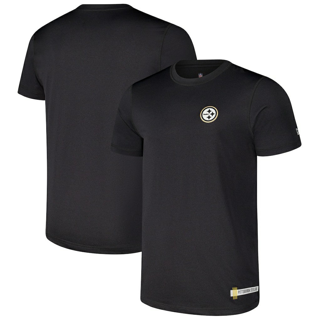 Pittsburgh Steelers New Era 2024 NFL Training Camp T-Shirt Heather Black