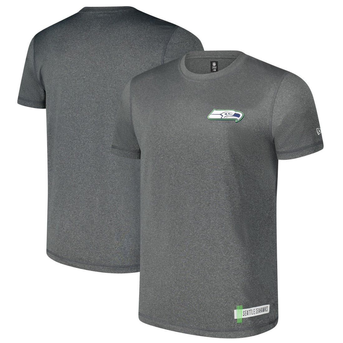 Seattle Seahawks New Era 2024 NFL Training Camp T-Shirt Heather Charcoal